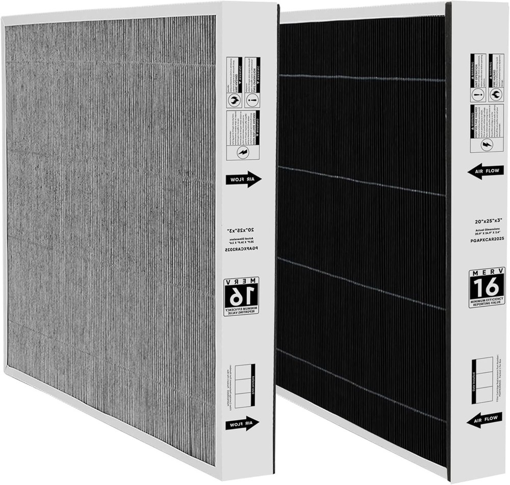 PGAPXCAR1625-A02 2 Pack Replacement Filter 16x25x3IN Bryant/Carrier