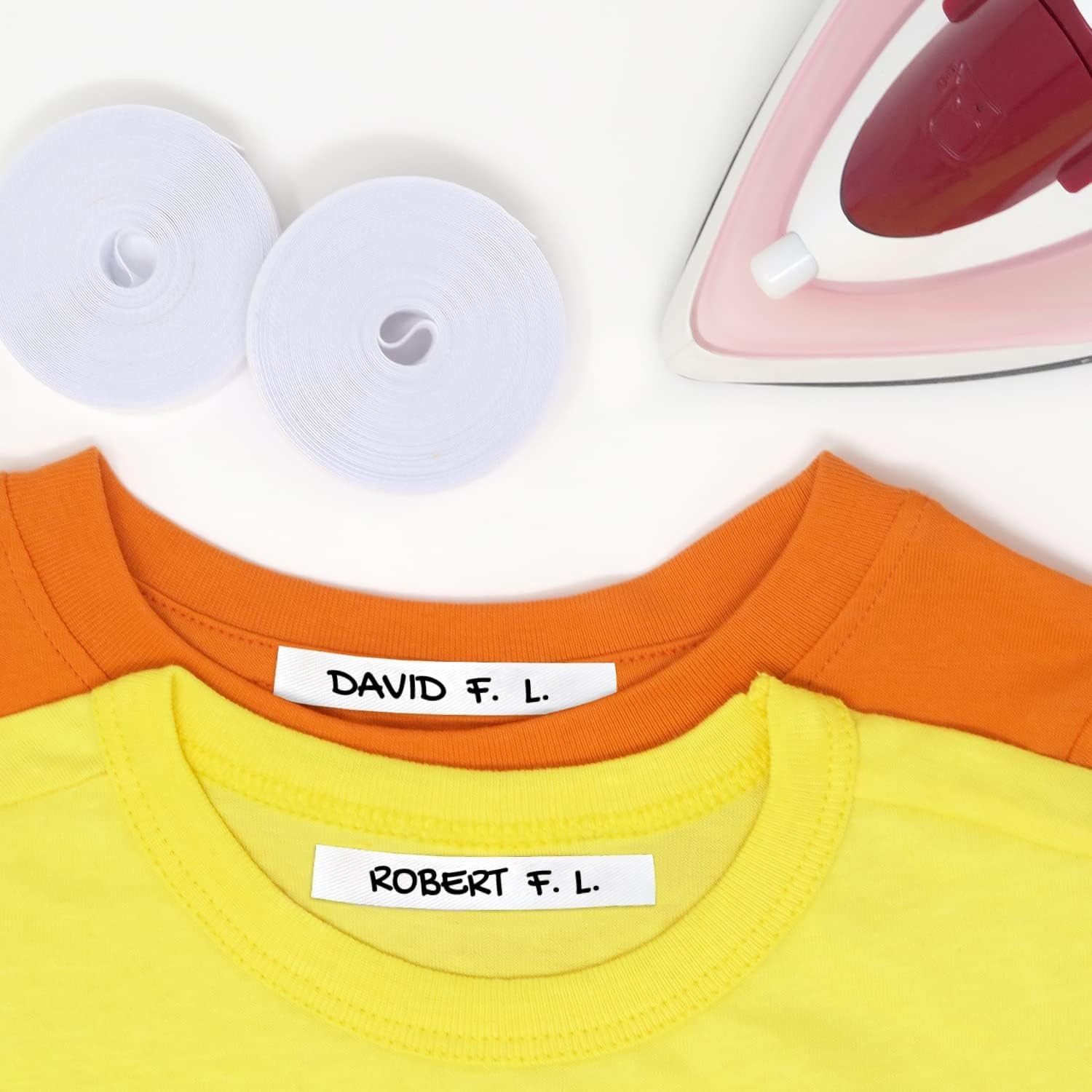 Write On Tape, Iron on Fabric Labels for Clothes Marking, 3 m | 118 in, White gallery