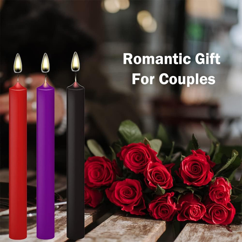 Low Temperature Candles,Romantic Wax Play Candles Low Heat for Lovers Couples gallery