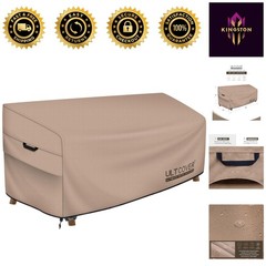 Elastic Drawstring Outdoor Sofa Cover 58×28 – Weather-Resistant 600D Polyester