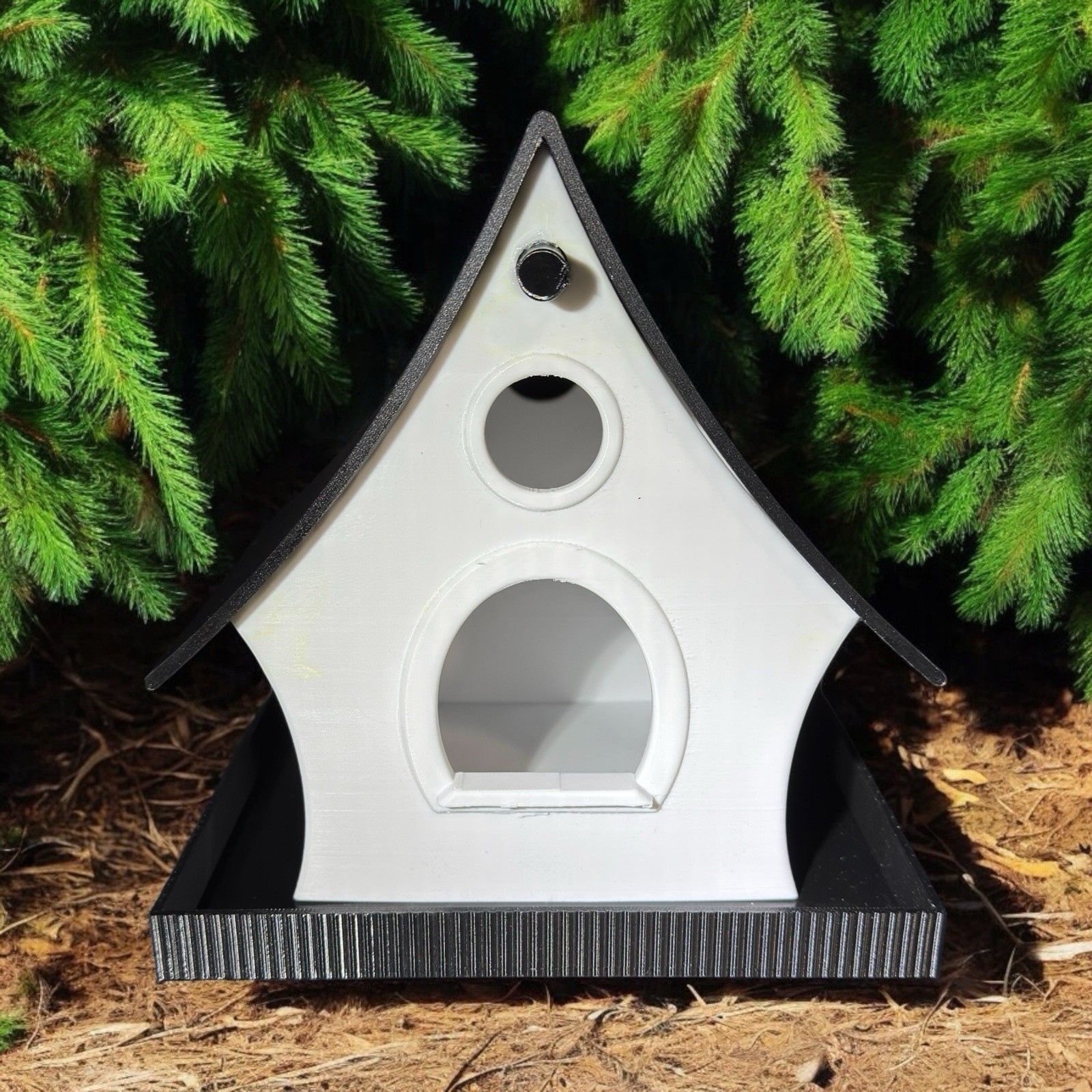 Modern Minimalist Bird House – Durable Outdoor Design for Garden or Yard gallery