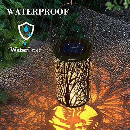 2 Pack Solar Lights Replacement Top for Lanterns Waterproof Round Solar Lantern gallery