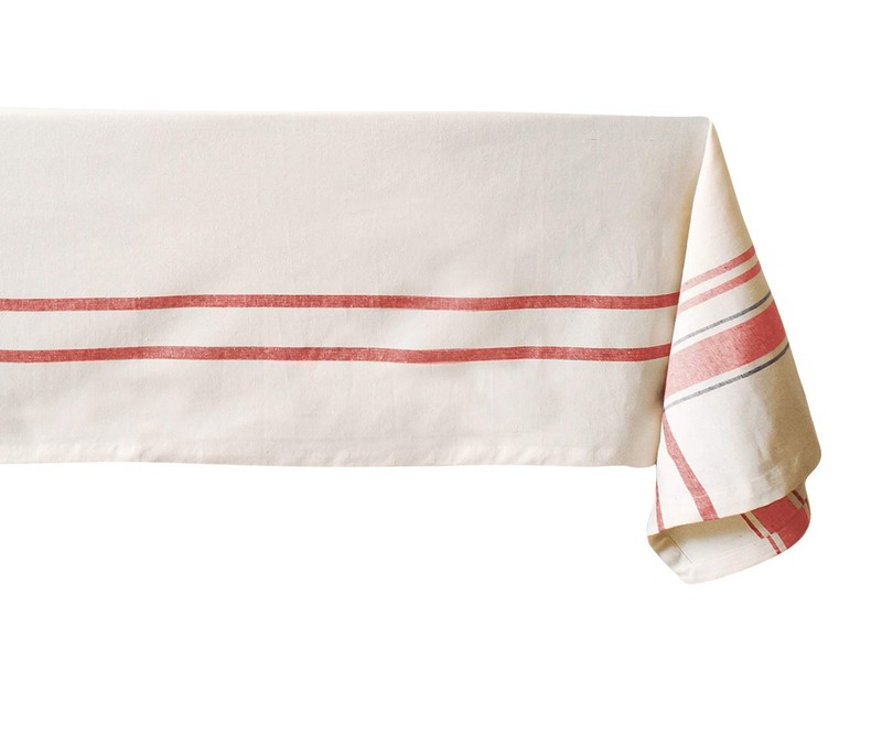 Red Tablecloths, Cotton Tablecloths for Rectangular, 100% Cotton, Farmhouse T... gallery