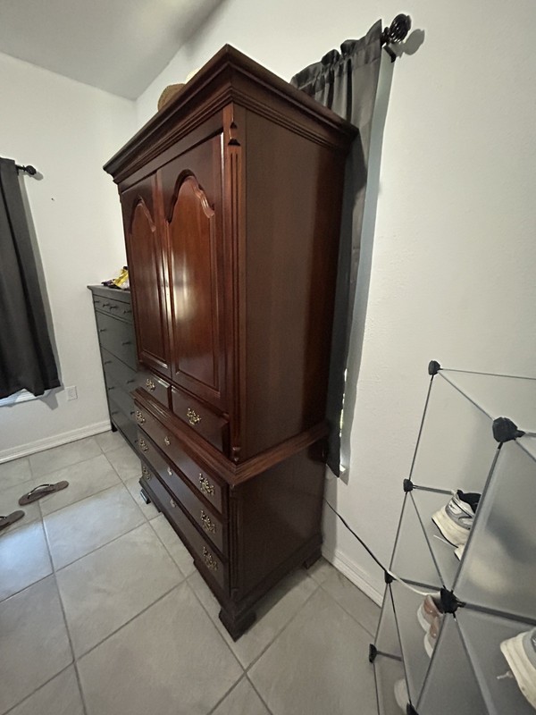 Sumter cabinet co. Solid Cherry Traditional Clothing/tv Armoire gallery