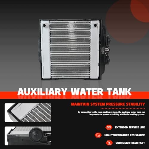Engine Coolant Radiator Assembly Compatible with B-M-W 7 Series F01 F02 730i gallery