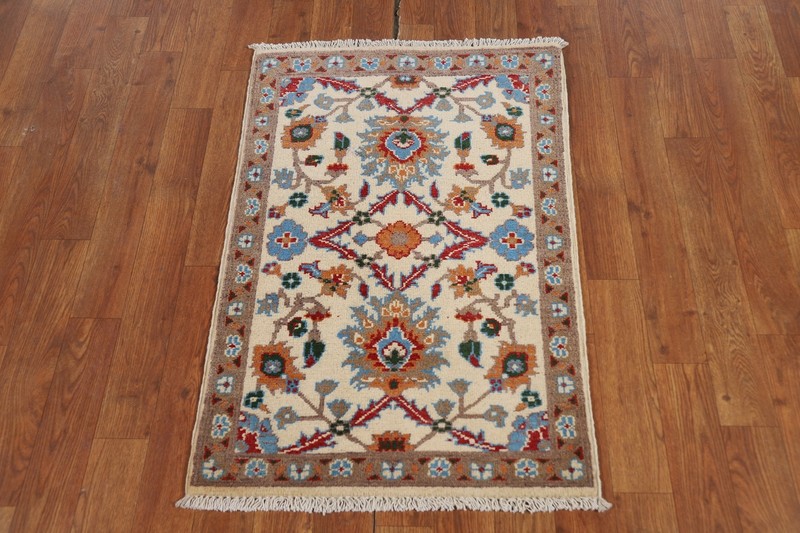 Authentic Kazak Pakistani Handmade Small Rug Wool Craftsmanship 2x3 gallery