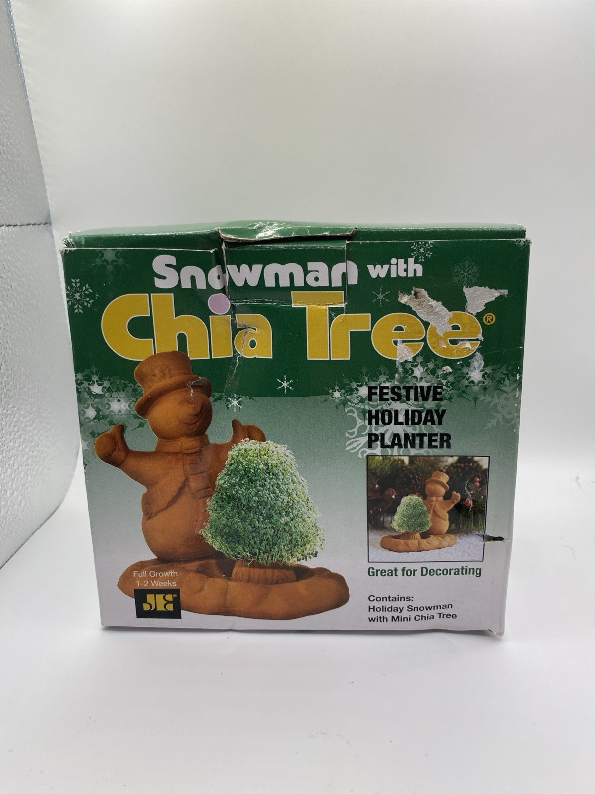 Snowman W/ Chia Tree/festive planter NEW Cha-cha-Chia Gag Gift Christmas gallery