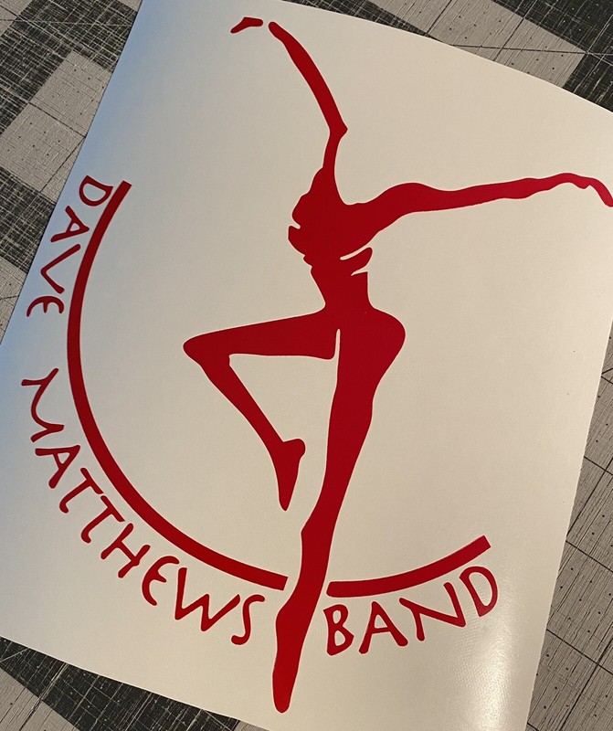 Vinyl Decal for Window - Fire Dancer (Dave Matthews Band) gallery