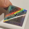 Custom QR Code Holographic Stickers 100 Pack Personalized Waterproof Business gallery