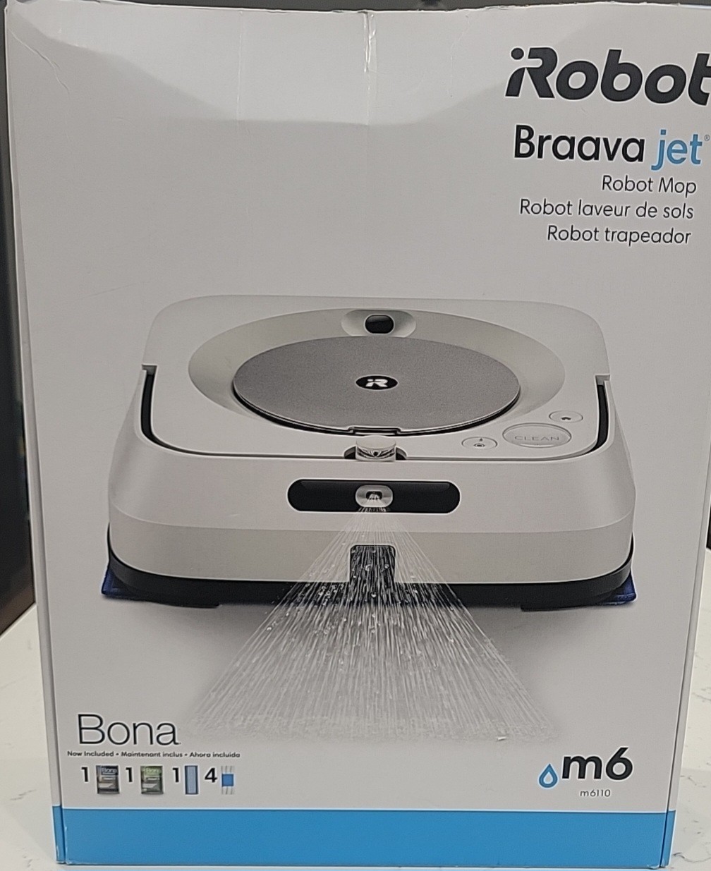 IROBOT BRAAVA JET M6 6110 ULTIMATE ROBOT MOP WI-FI CONNECTED - WHITE gallery
