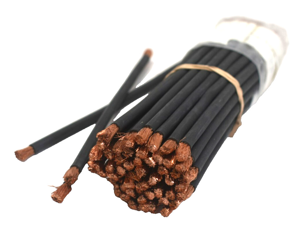 Battery Cable Wire Copper 8" Wire Strips Black Negative 3 lbs 12 oz 55 Piece gallery