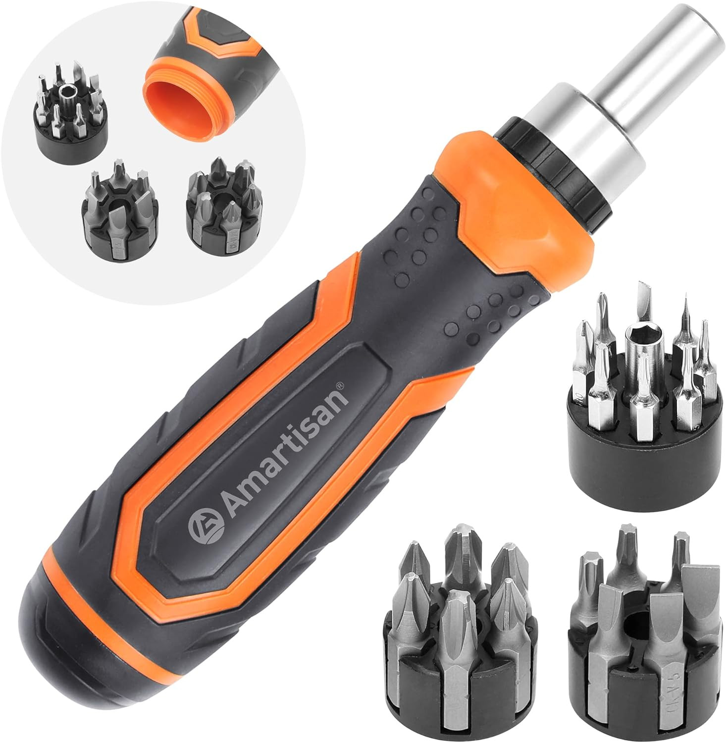 22 in 1 Ratchet Screwdriver Set, Precision Multi-Bit Ratchet Screw Drivers, Slot gallery