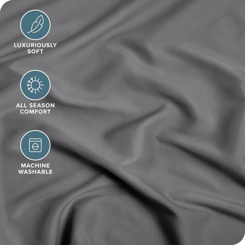 400TC Egyptian Micro Cotton Fitted Sheet Soft Sateen 25cm Deep Pocket gallery
