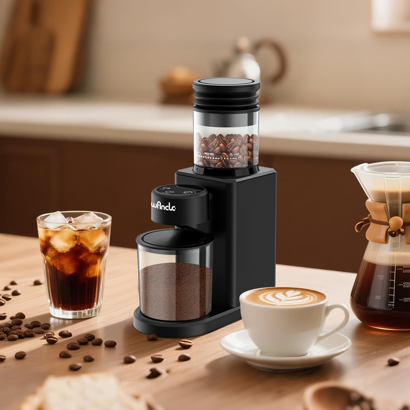 Conical Burr Coffee Grinder Touch Edition Electric Coffee Bean Grinder - 25 Grin gallery