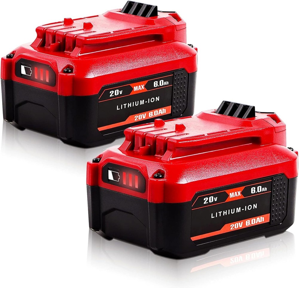 2Pack 20V 6.0Ah Replacement Battery for Craftsman CMCB205 CMCB204 CMCB206 CMCB21