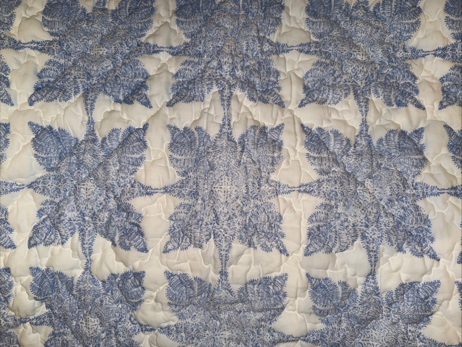 John Robshaw Queen Quilt Set Jaya Azure Cotton New gallery