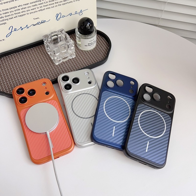 For iPhone 17 Pro Max/16/15/14/13 Magnetic Wireless Charging Shockproof Case gallery