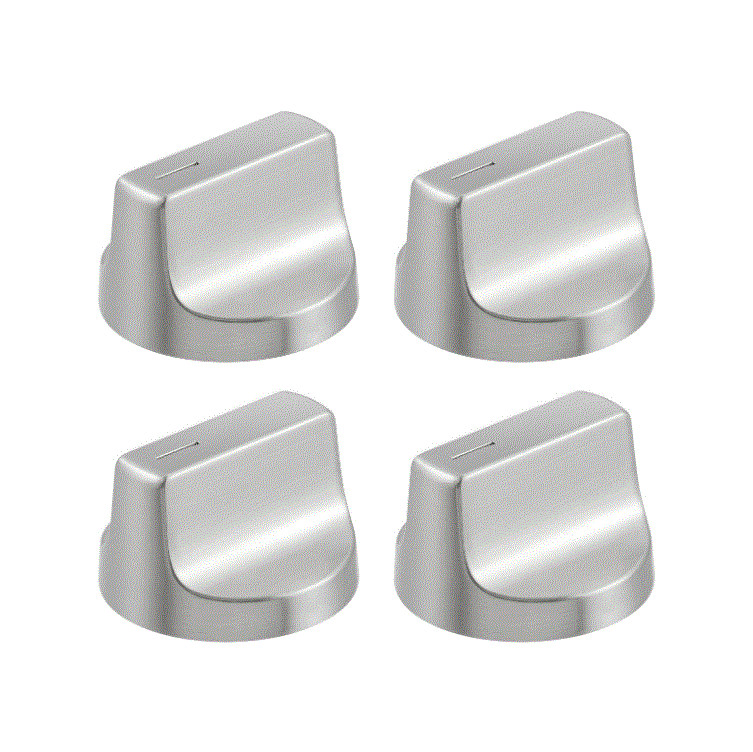Whirlpool WEE515S0LS2 OEM Compatible Range Burner Control Knob (4 Pack)