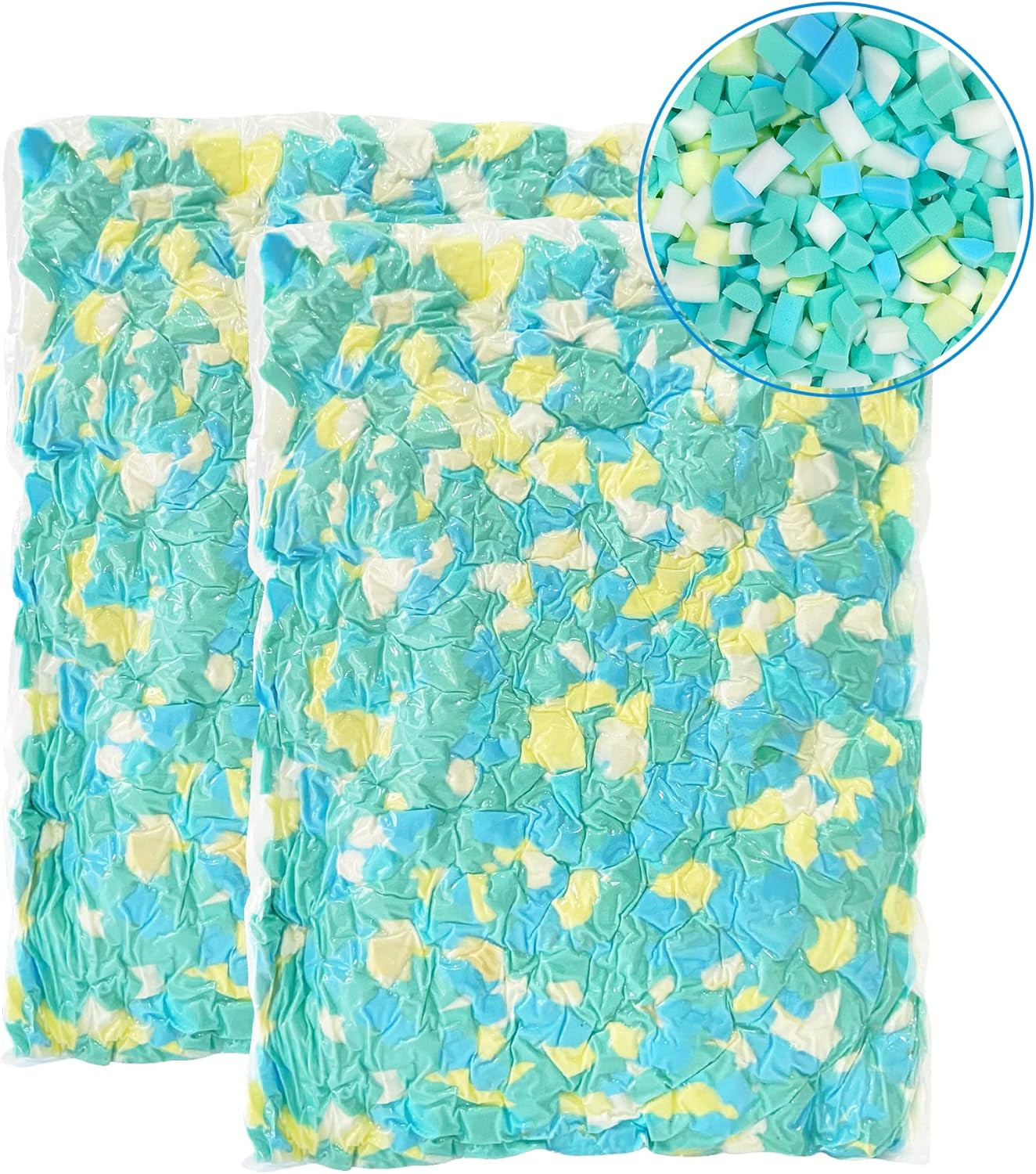 Shredded Memory Foam Filling 10Lbs for Bean Bag Filler, Pillow Stuffing Cushion gallery