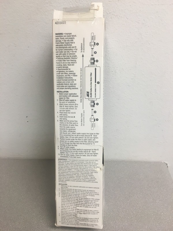 Ice Maker Replacement Filter #43130810 gallery