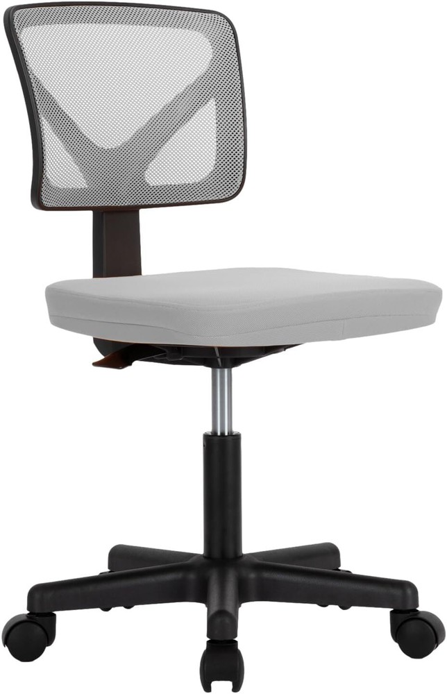 Adjustable Height Mesh Chair Computer Armless Home Office Desk Chair Ergonomic