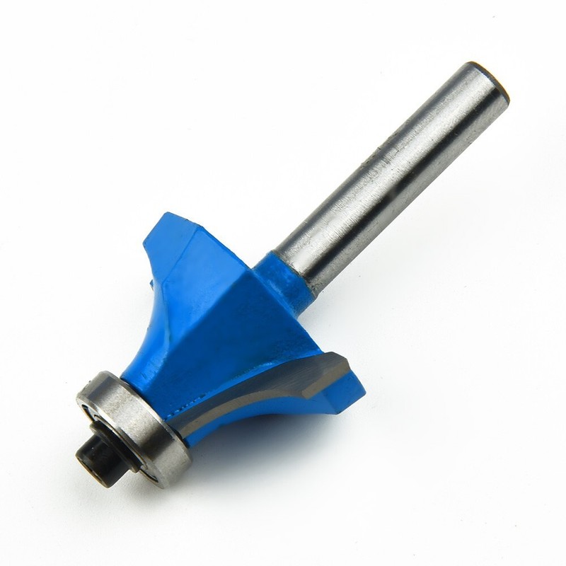 1/4” Shank 3/4” Radius Carbide Round Over Edging Router Bit Wood Working Cutters gallery