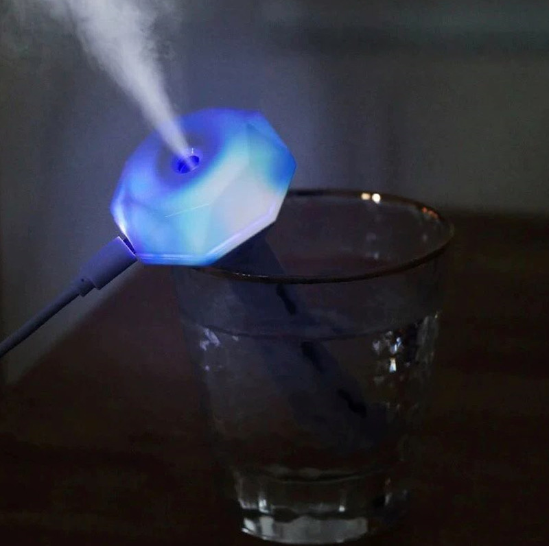 1set USB Mini Humidifier Aroma Diffuser LED Mist Maker Car Home Air - NEW gallery