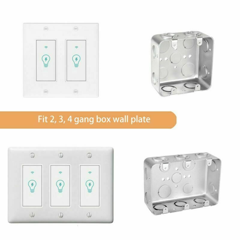 Smart Switch WIFI Light Wall Works with Alexa IFTTT smart life Google Home gallery