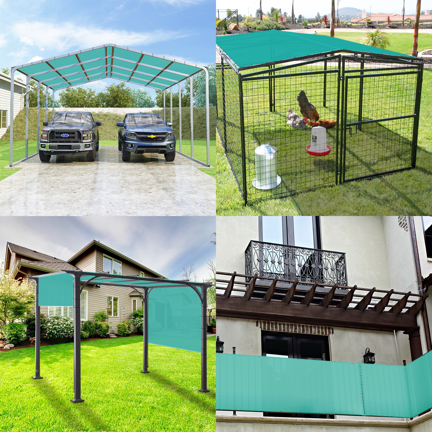 3' FT Waterproof Straight Side Hemmed Sun Shade Sail Canopy Awning Patio Cover gallery