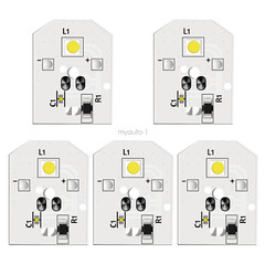 5 x Refrigerator LED Light Bulb Fits GE WR55X25754 WR55X11132 PS12172918 3033142