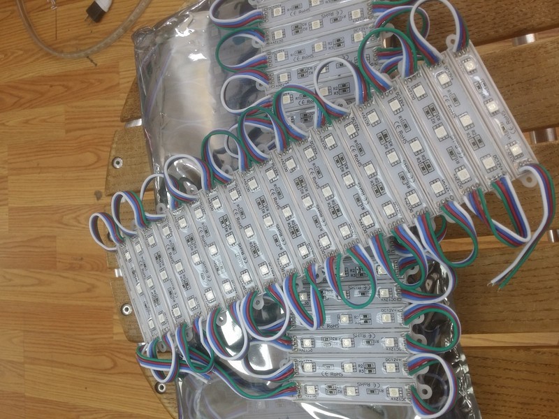 10F-104F IP65 LED RGB LED Module Light Lamp DC 12V Waterproof USA Seller gallery