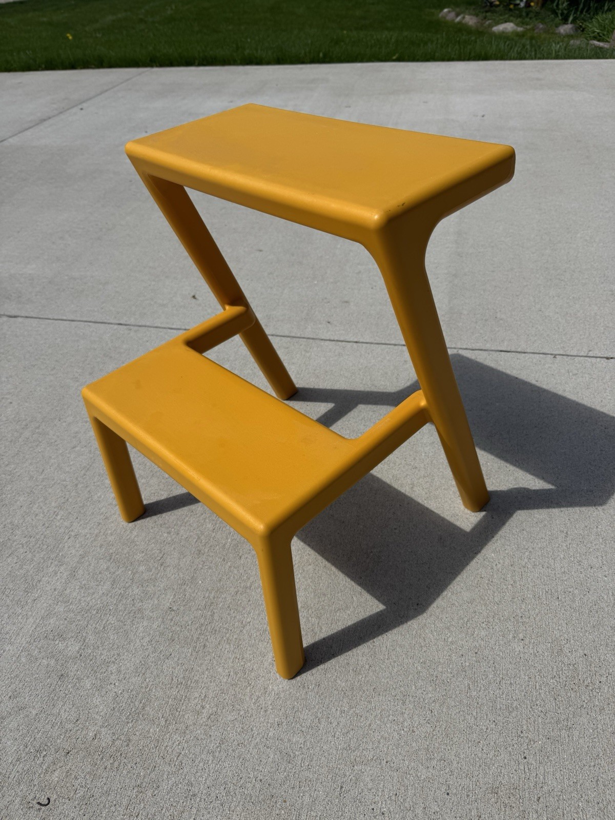 Very Rare Ikea Masterby MÄSTERBY Step Stool Yellow Chris Martin gallery