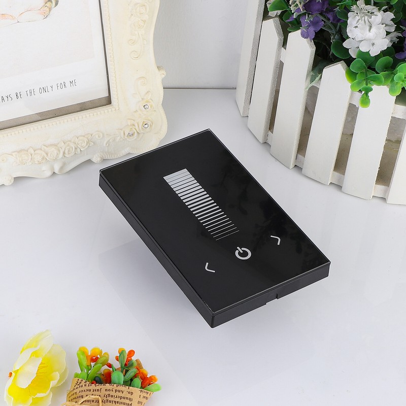 Wall Switch 12-24V Touch Panel Dimmer Controller Fr Single Color LED Strip Black gallery