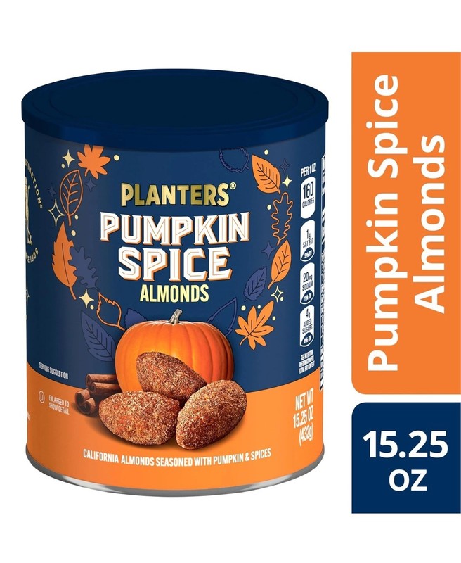 3 Pack PLANTERS Fall Edition Pumpkin Spice Almonds 15.25oz Per BB 6/2026 gallery