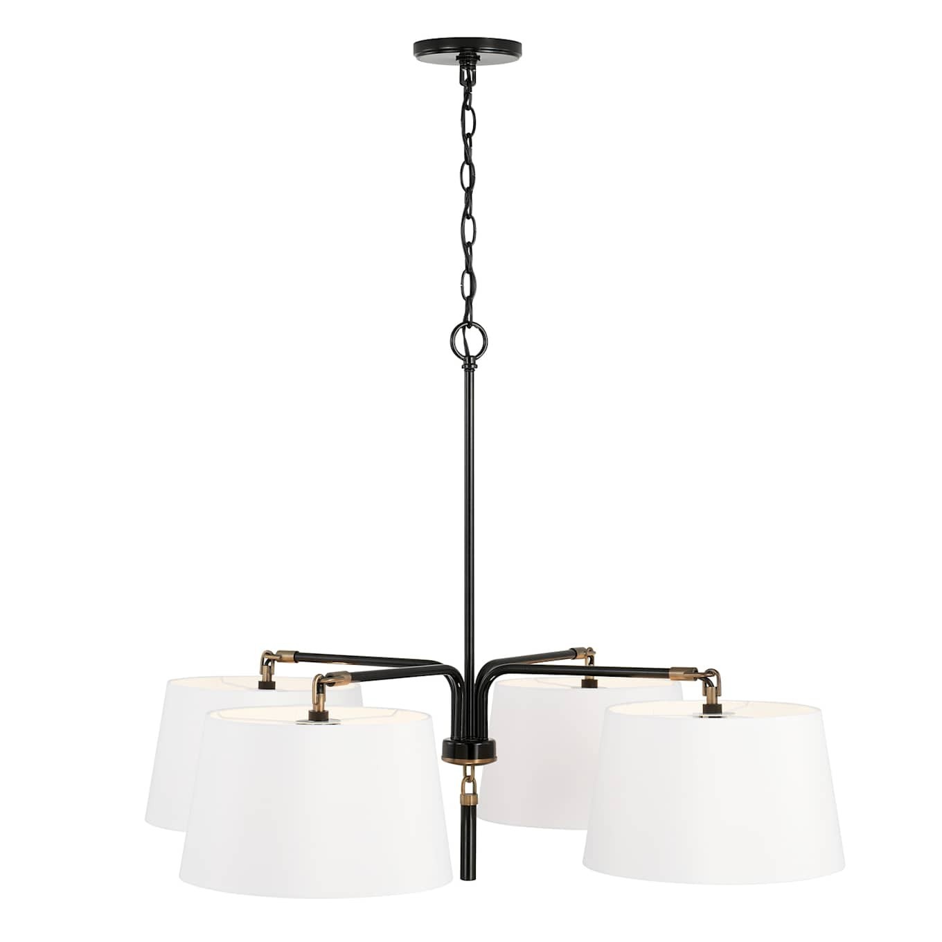 Capital Lighting Beckham 4 Light 36" Wide Chandelier 441941YA gallery