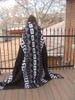 #4905 Recycled Alpaca Wool Blend Fiber 2 Blanket 66"x90"Eco Friendly Sustainable gallery