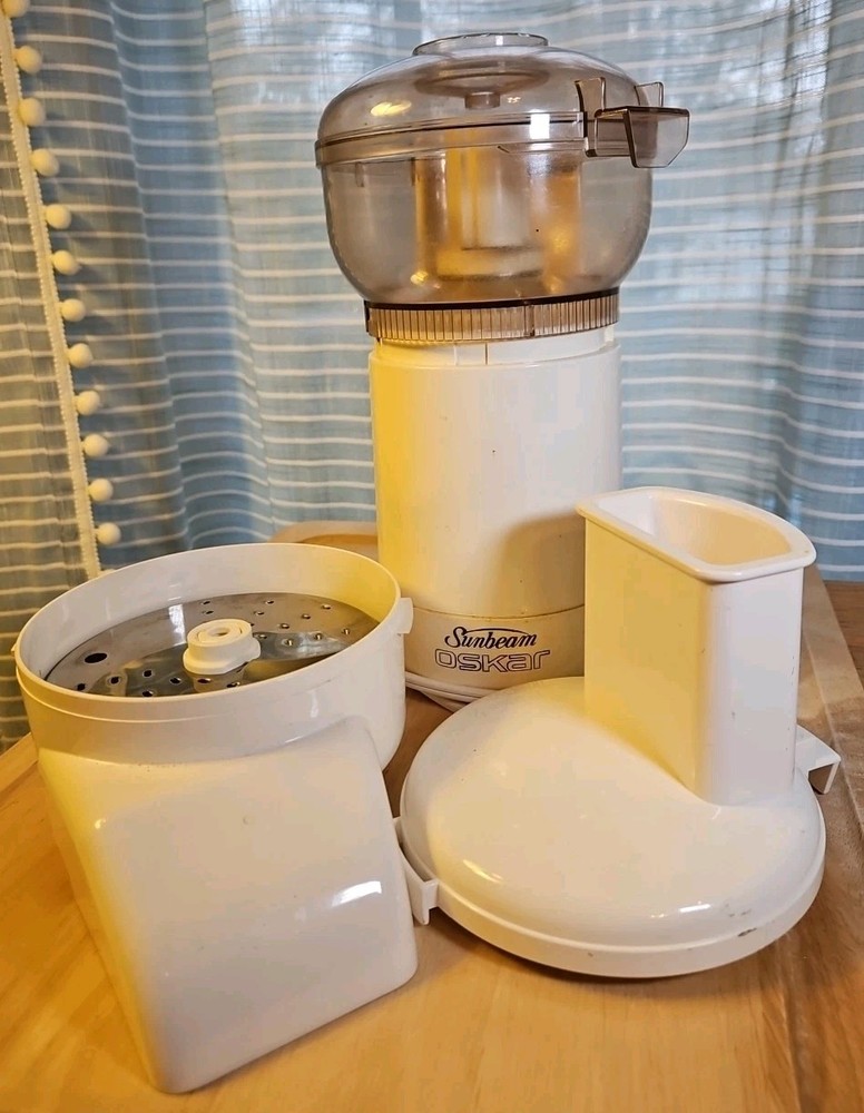 Sunbeam Oskar #14081 Food Processor Chopper Made In France 500 Watts Vintage