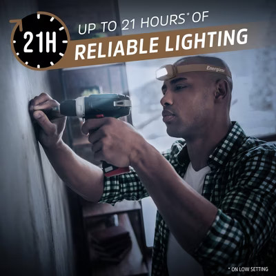 Energizer 575 Lumen Hybrid Powered LED Headlamp gallery