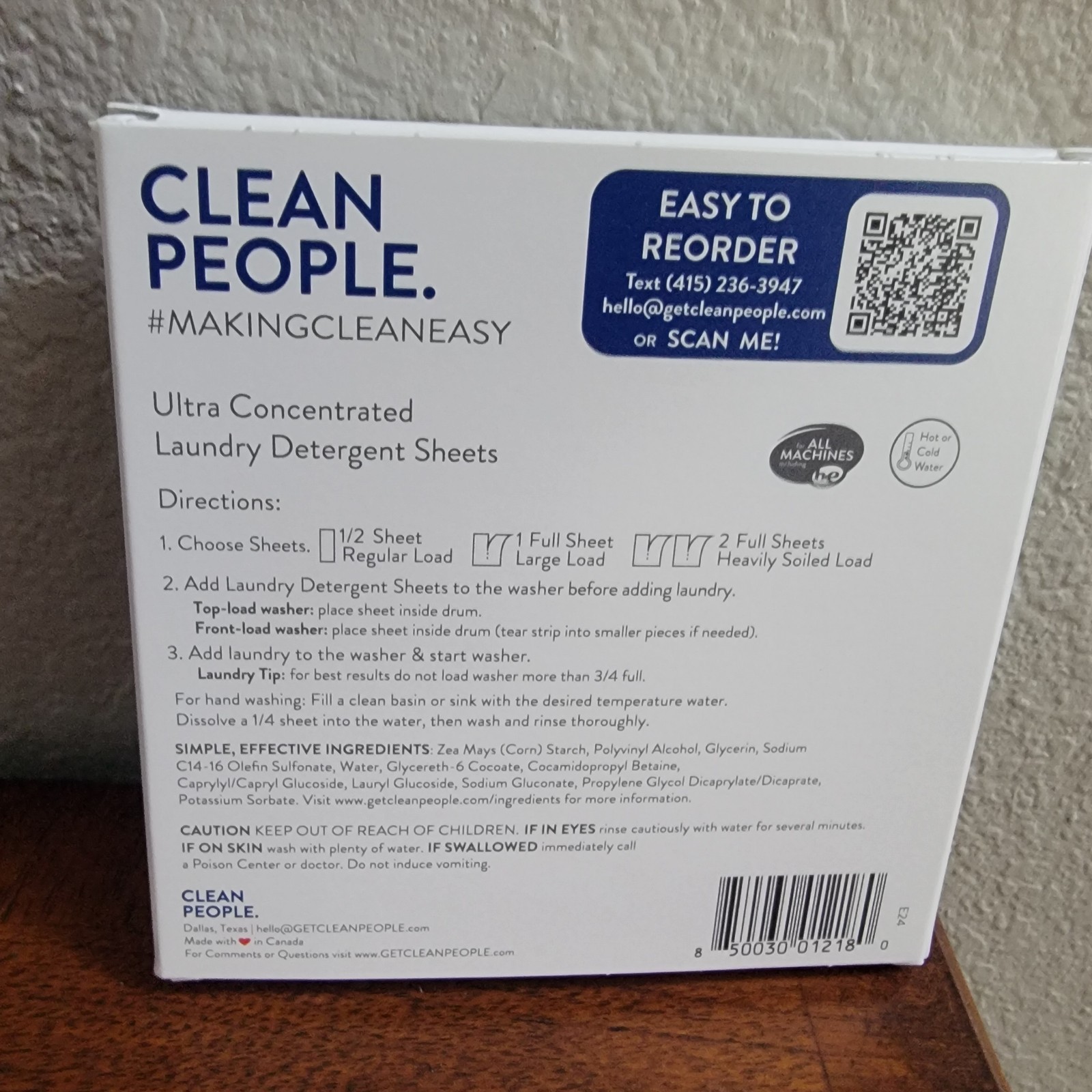 Clean People Ultra Concentrated Laundry Detergent Sheets 32 Loads Fragrance Fre gallery