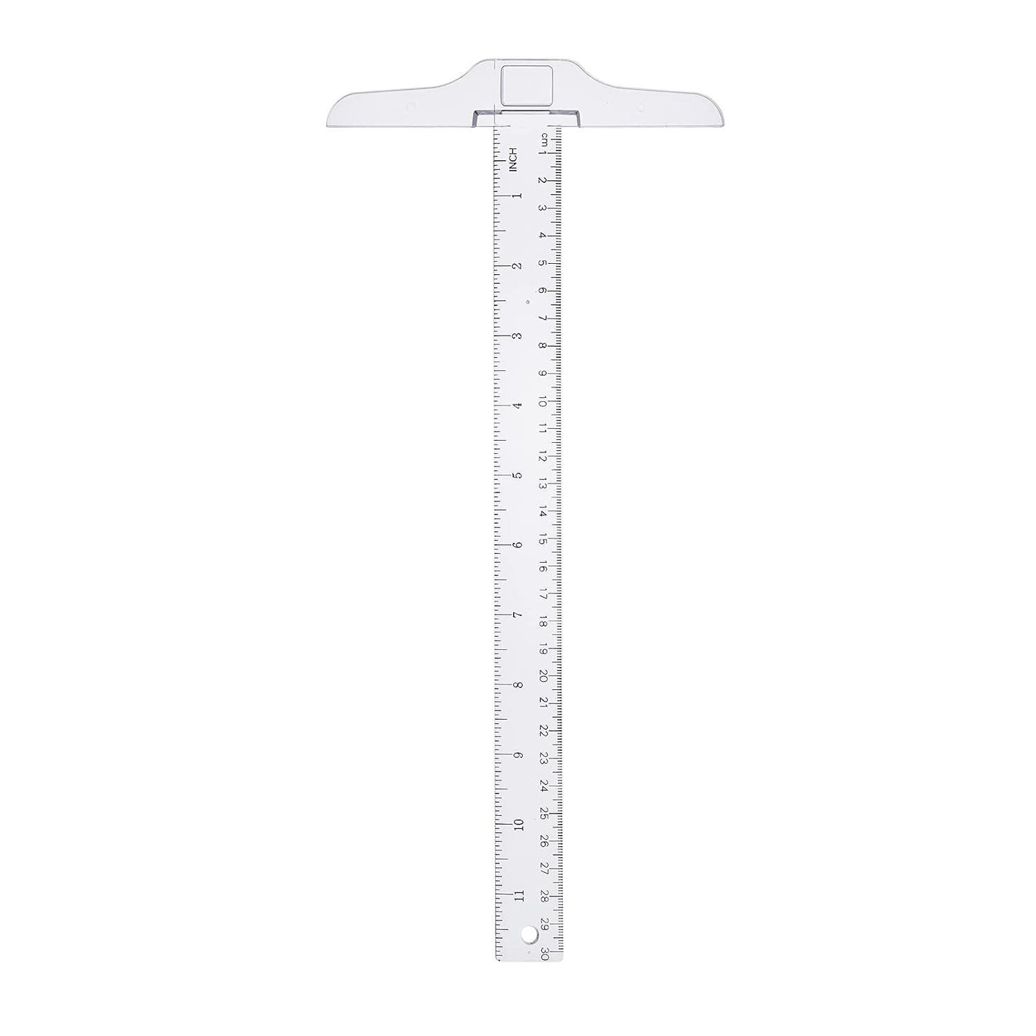 Junior T-Square Plastic Transparent T-Ruler 30cm/ 12 Inch for Drafting & Art Fra gallery