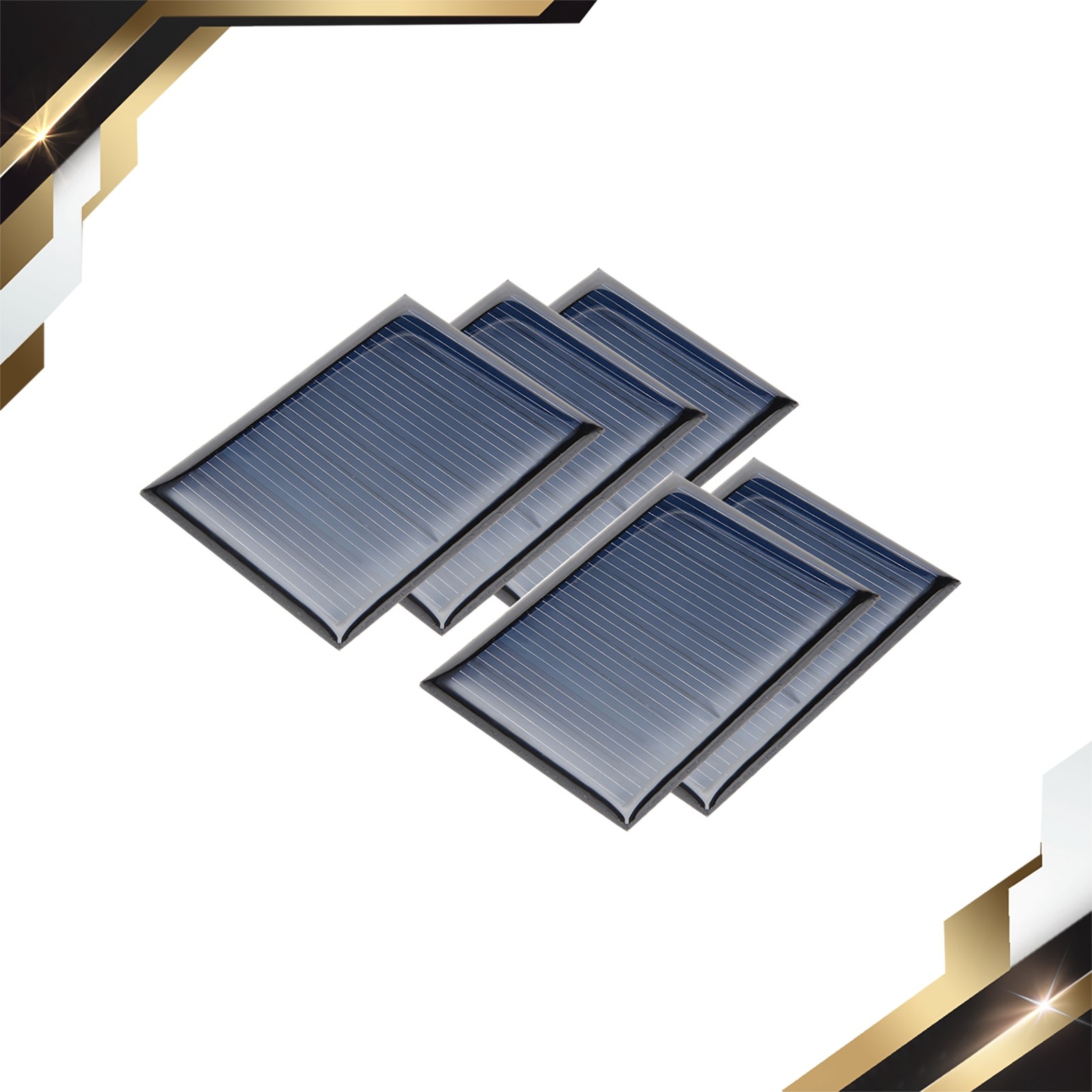 5Pcs 5V 50mA Poly Mini Solar Cell Panel Module DIY 60mm x 44mm gallery