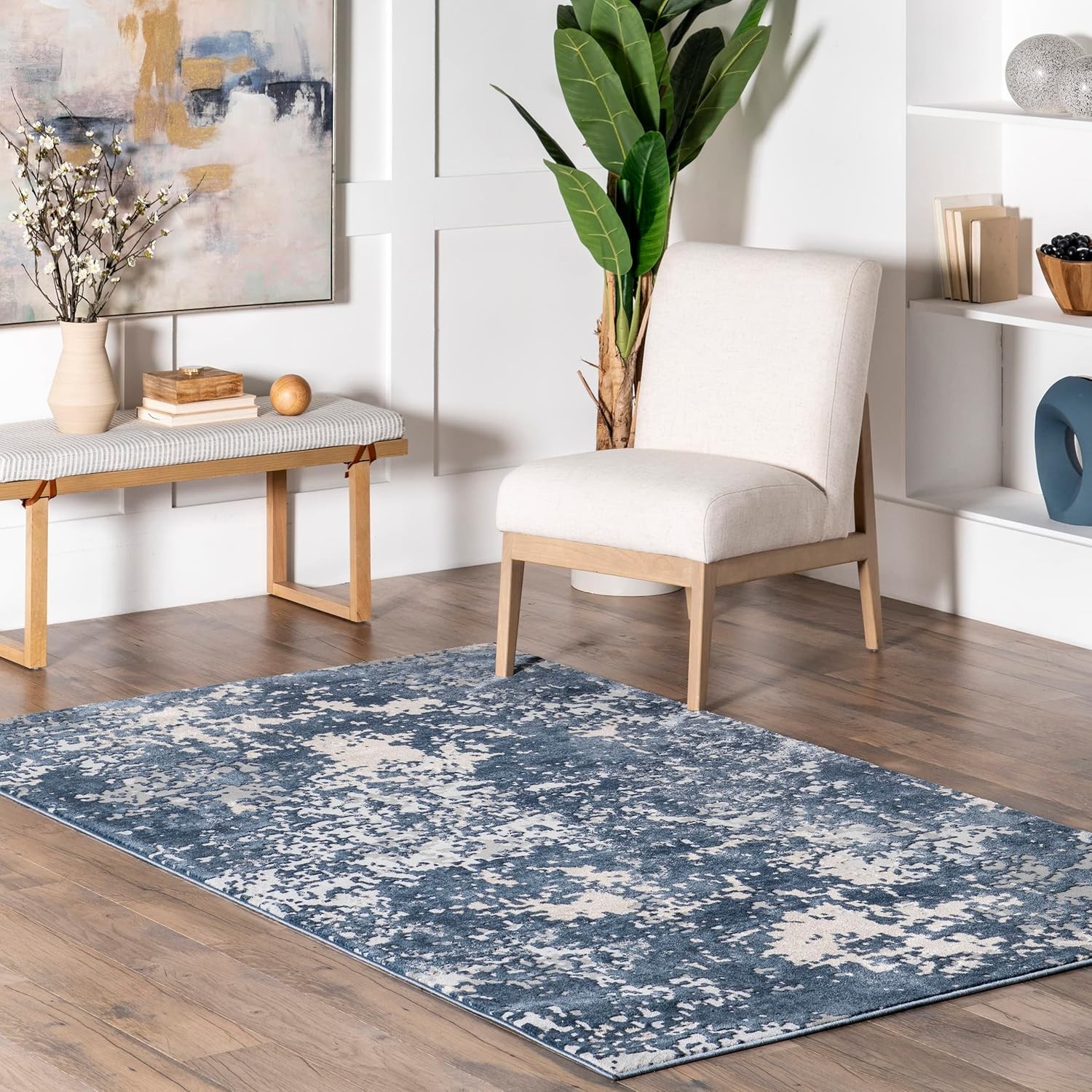 nuLOOM Chastin Modern Abstract Area Rug - 3x5 Accent Rug Modern/Contemporary gallery