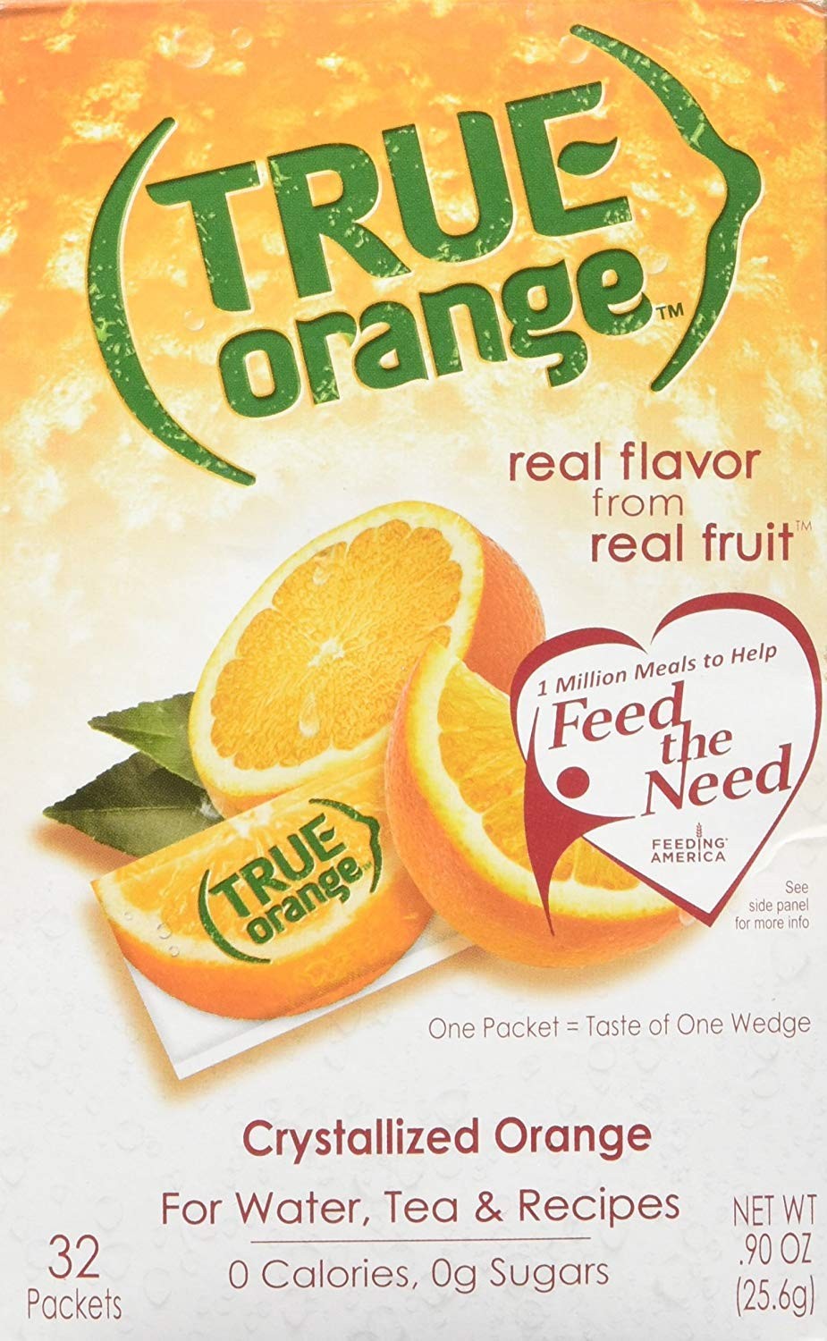 TRUE ORANGE Water Enhancer (32 Packets) | Zero Calorie Water Flavoring | gallery
