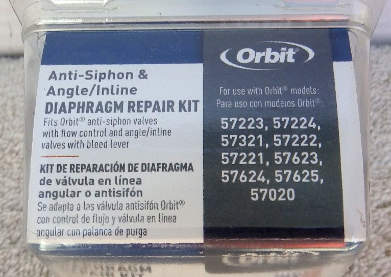 Two Piece Orbit Sprinkler Valve Diaphragm Repair Kit Part No. 57078 gallery