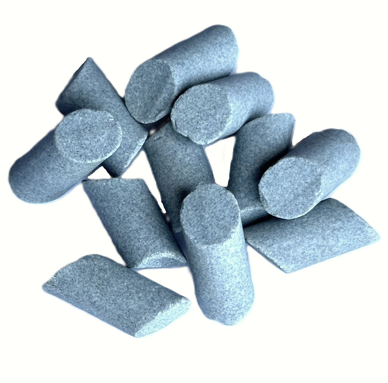 Ceramic Cylinder Tumbling Media - Used - 1" x 3/8" gallery