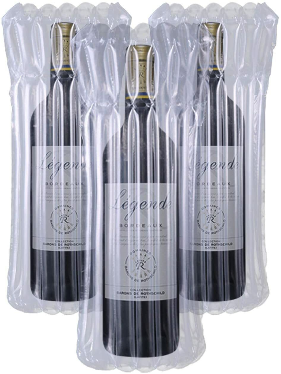 Wine Bottle Protector Bubble Cushion Wrap Sleeve Leak Proof Cushioning Wrap gallery