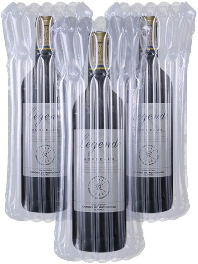 Wine Bottle Protector Bubble Cushion Wrap Sleeve Leak Proof Cushioning Wrap