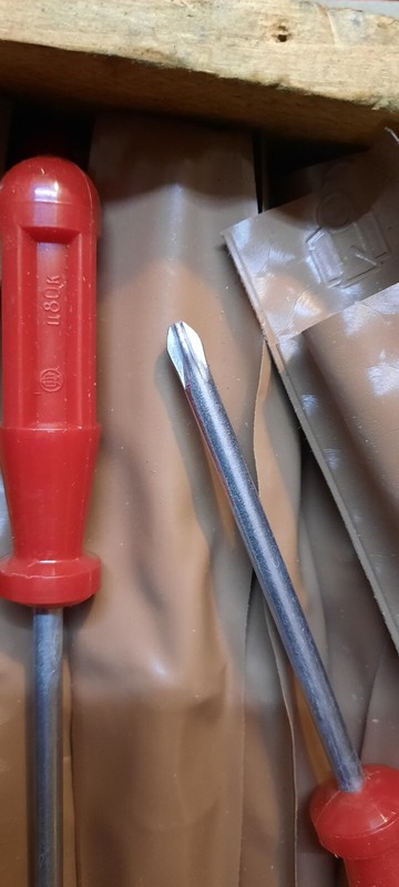 190mm Phillips screwdriver in case, USSR.Price for 3pcs gallery