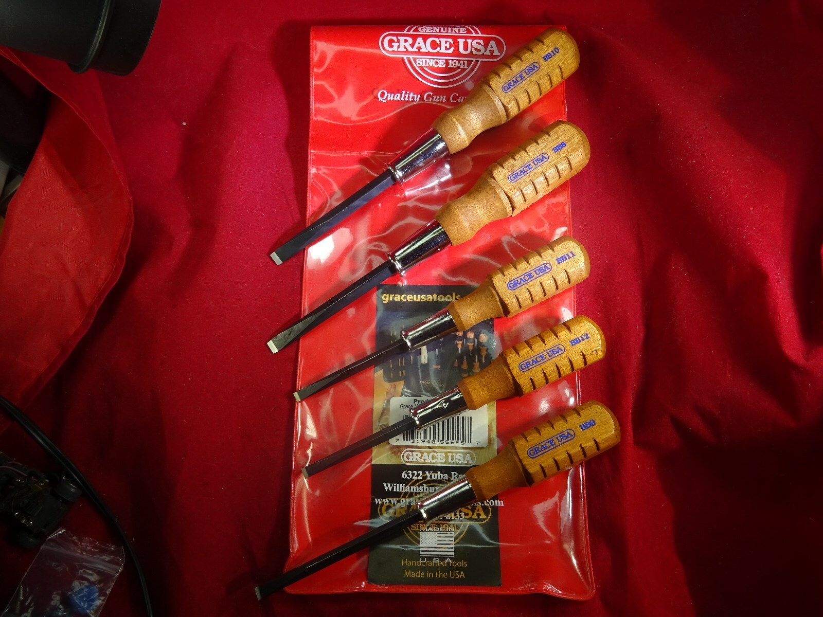 GRACE USA HG-5 5pc Screwdriver Set for Browning Gun Care Flat Slotted USA MADE gallery