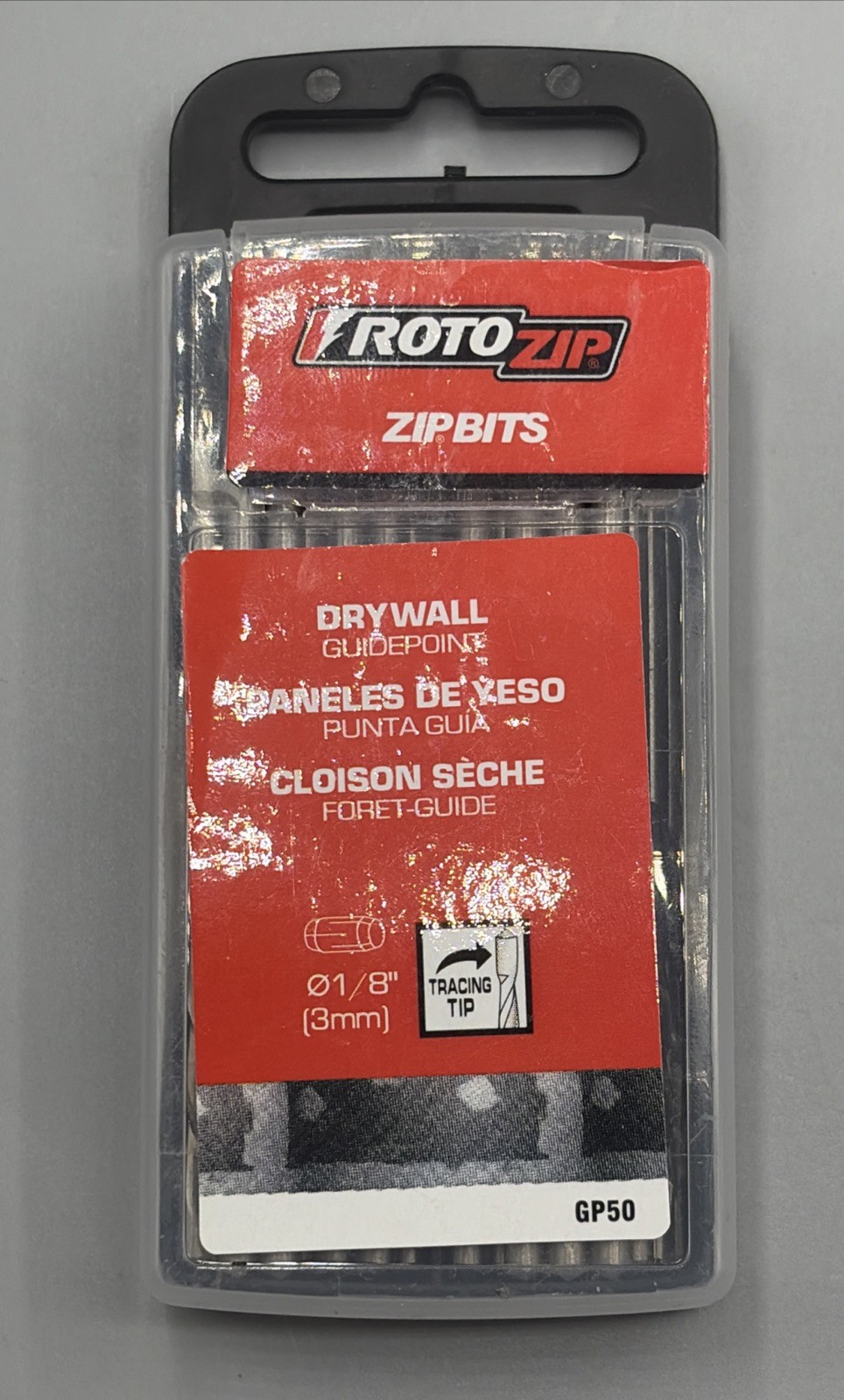 ROTOZIP GP50 1/8” Drywall Guidepoint Bits 50 PACK Control Cutting Of Drywall gallery